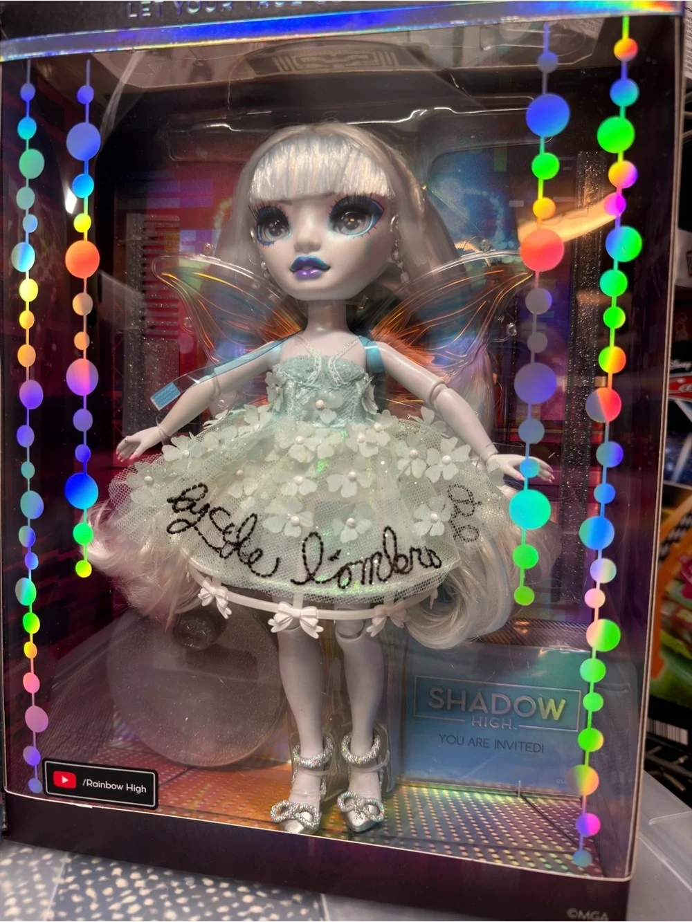 Rainbow Vision COSTUME BALL Shadow High – Eliza McFee (Light Blue) Fashion Doll.